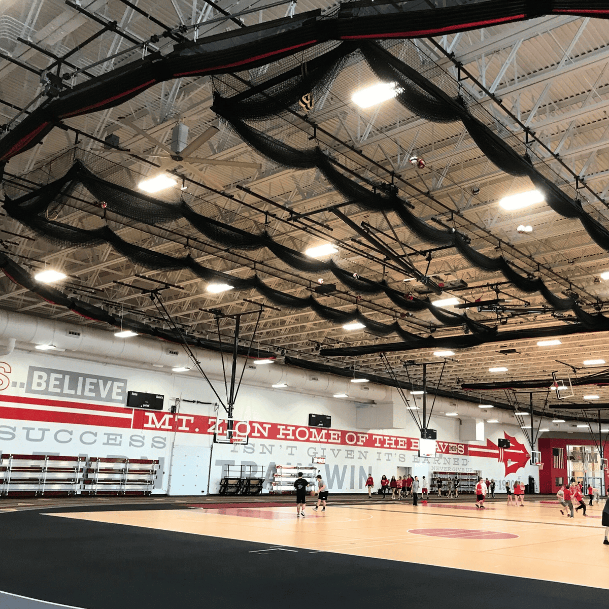 Gym Netshell Custom Netting | Commercial Nets | Live Expert Help | Fast Lead Times