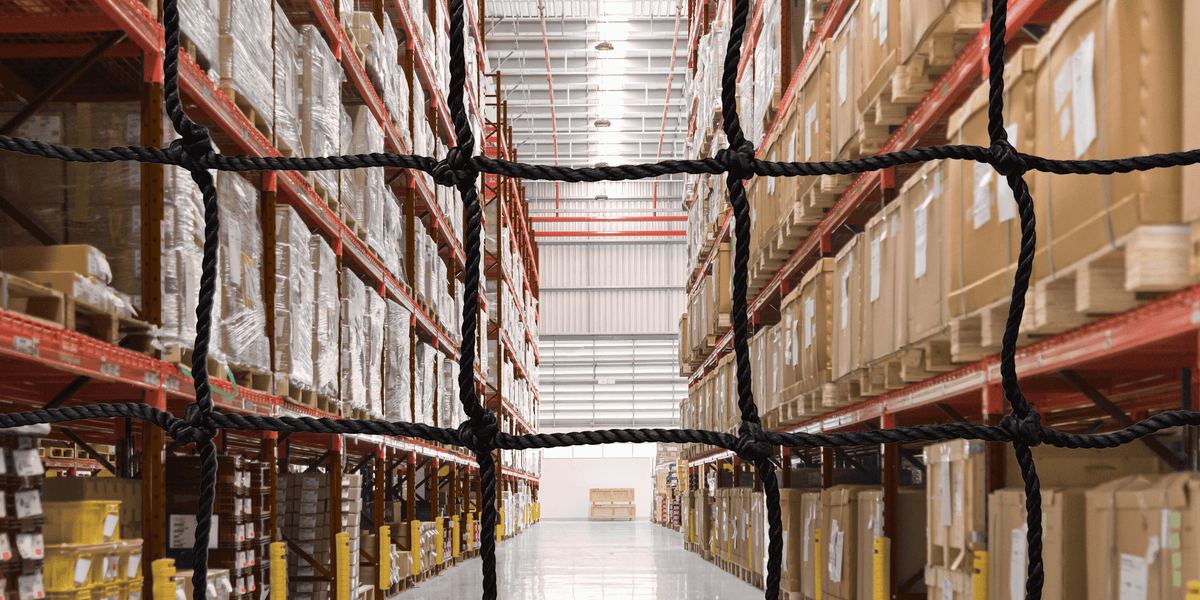 Net For Warehouse Racks Custom Warehouse Nets | Live Expert Help | Fast Lead Times